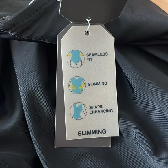 NWT Nautica Lace Up Plunge Swimsuit - Picture 7 of 8